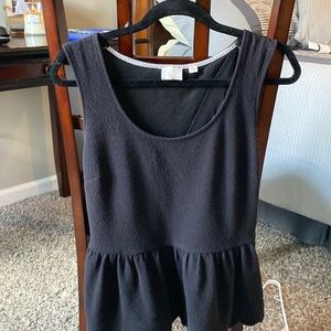 Anthropologie peplum top